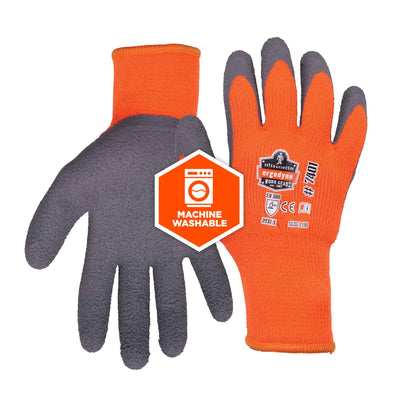 Ergodyne ProFlex 7401 Coated Lightweight Winter Work Gloves - Orange - 144-pair