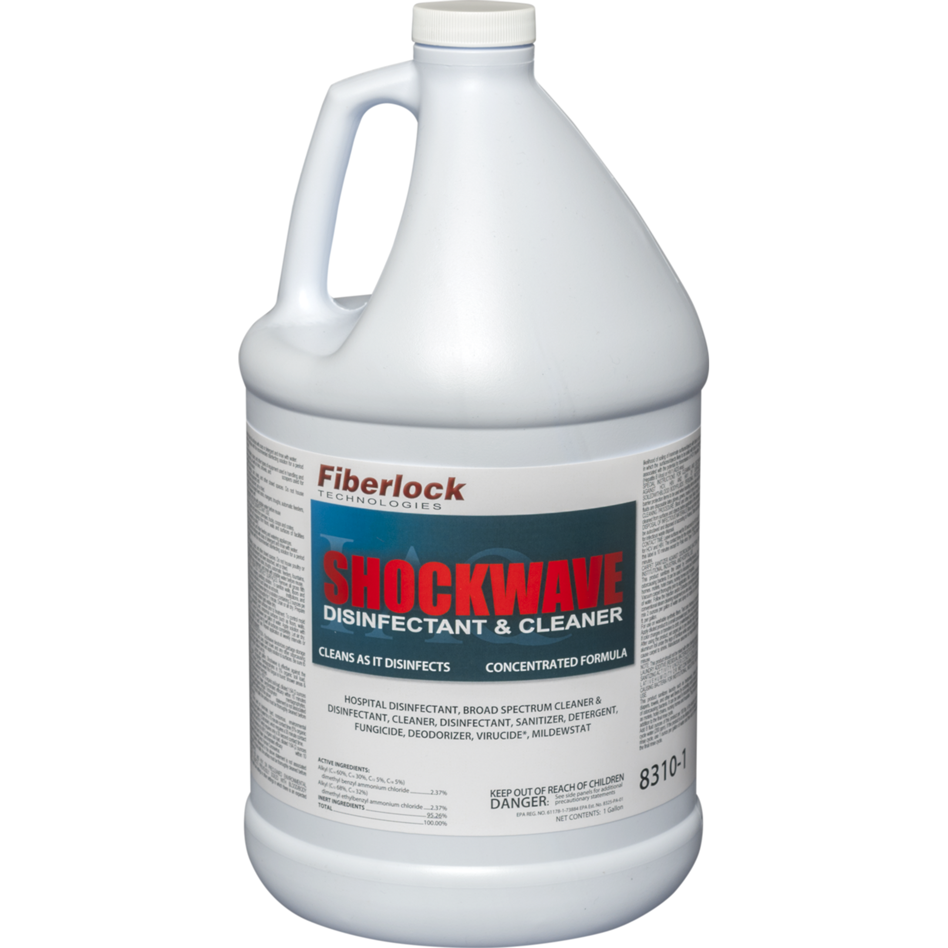 Fiberlock ShockWave - Conc. Disinfectant/Sanitizer - 1G - 8310-1