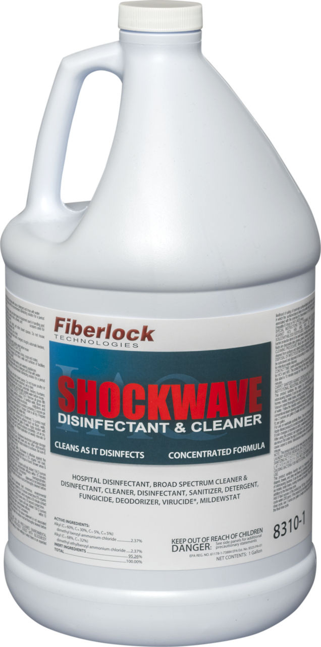 Fiberlock ShockWave - Conc. Disinfectant/Sanitizer - 1G - 8310-1