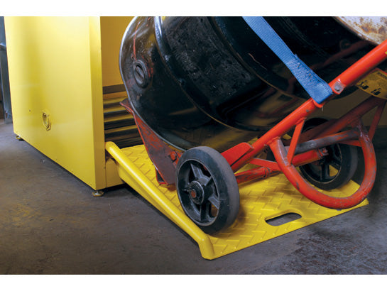 Eagle Poly Curb Ramp - 8" Height Difference - Yellow - 1794