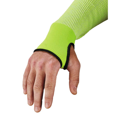 Ergodyne ProFlex 7941-PR Cut-Resistant Protective Arm Sleeve - ANSI/ISEA 105-2016 A4, EN388: 3X4XD, Moisture-Wicking - Lime - 18 in - 144-pair