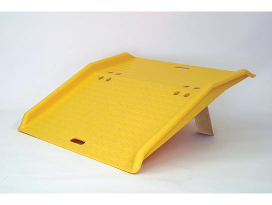 Eagle Portable Poly Dockplate 35" Wide - 4" Height Difference - Yellow - 1795