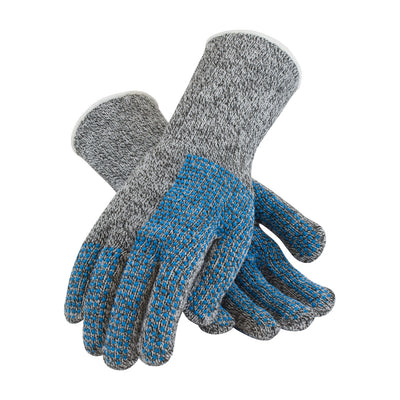 Kut Gard Dyneema Blended Slabbers Glove w/Extended Cuff & Double-Sided PVC Dot Grip - Gray - 1/DZ - 18-SD385
