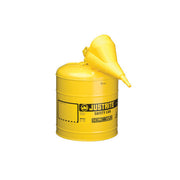 Justrite 5 Gallon Type 1 Diesel Self-Closing Lid Safety Can - 7150210