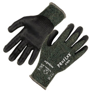 Ergodyne ProFlex 7070 Nitrile Coated Cut-Resistant Gloves - ANSI/ISEA 105-2016 A7, EN388: 4X42F, 13g, Heat Resistant - Green - 1-pair
