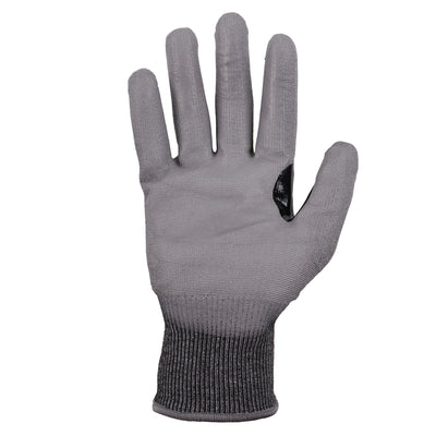 Ergodyne ProFlex 7071 PU Coated Cut-Resistant Gloves - ANSI/ISEA 105-2016 A7, EN388: 4X42F, 18g - Gray - 12-pair
