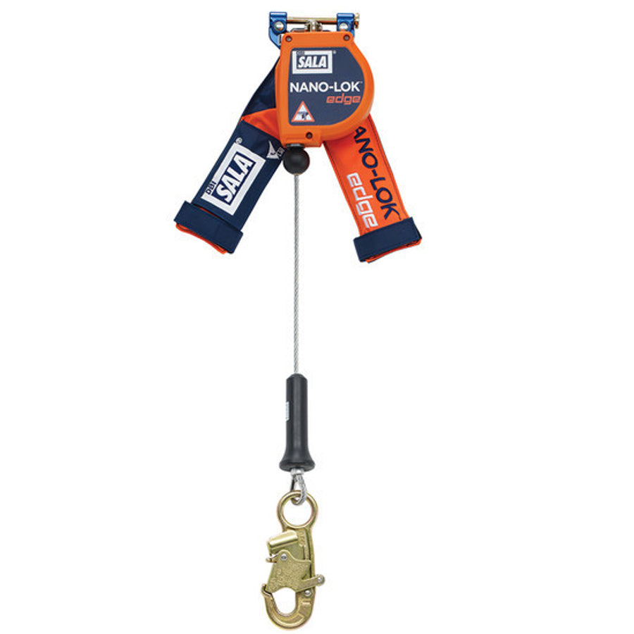 3M DBI-SALA Nano - Lok edge Quick Connect 8 ft Self Retracting Lifeline - Cable 3500210