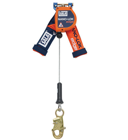 3M DBI-SALA Nano - Lok edge Quick Connect 8 ft Self Retracting Lifeline - Cable 3500210