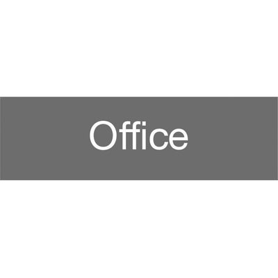 Engraved - Office - 3X10 - Grey - 2Ply Plastic - EN16GY