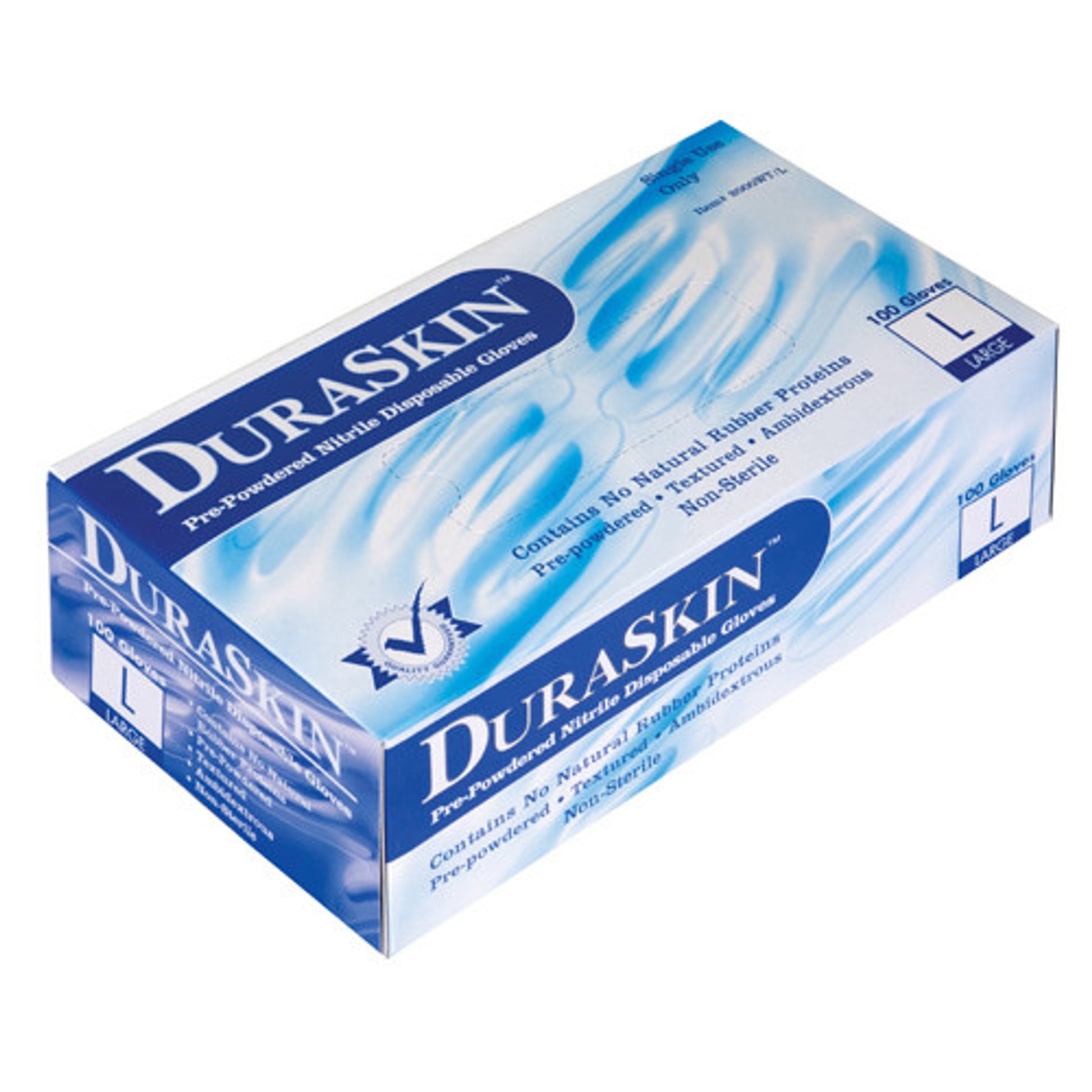 4 Mil Nitrile Powder Free Industrial Grade Disposable Glove T2010W - 100/Box