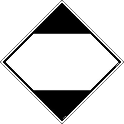 Labels - Hazmat Shipping Labels - 6X6 Square On Point - PS Vinyl - Pack of 25 - HW42