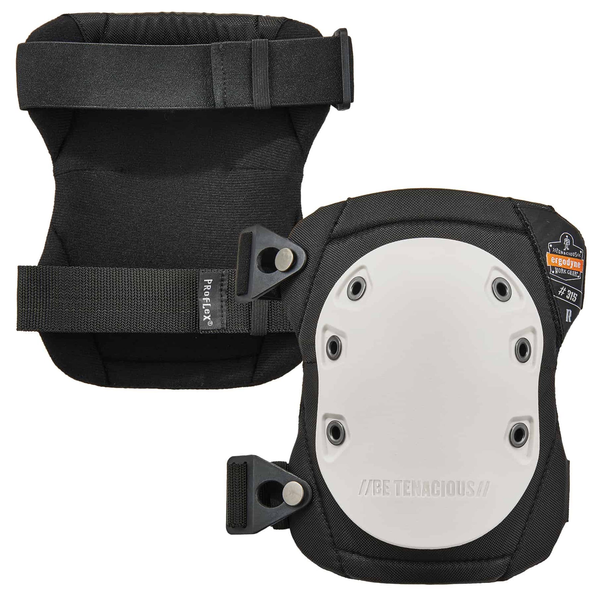 Ergodyne ProFlex 315 Abrasion-Resistant Knee Pads - Long Hard Cap
