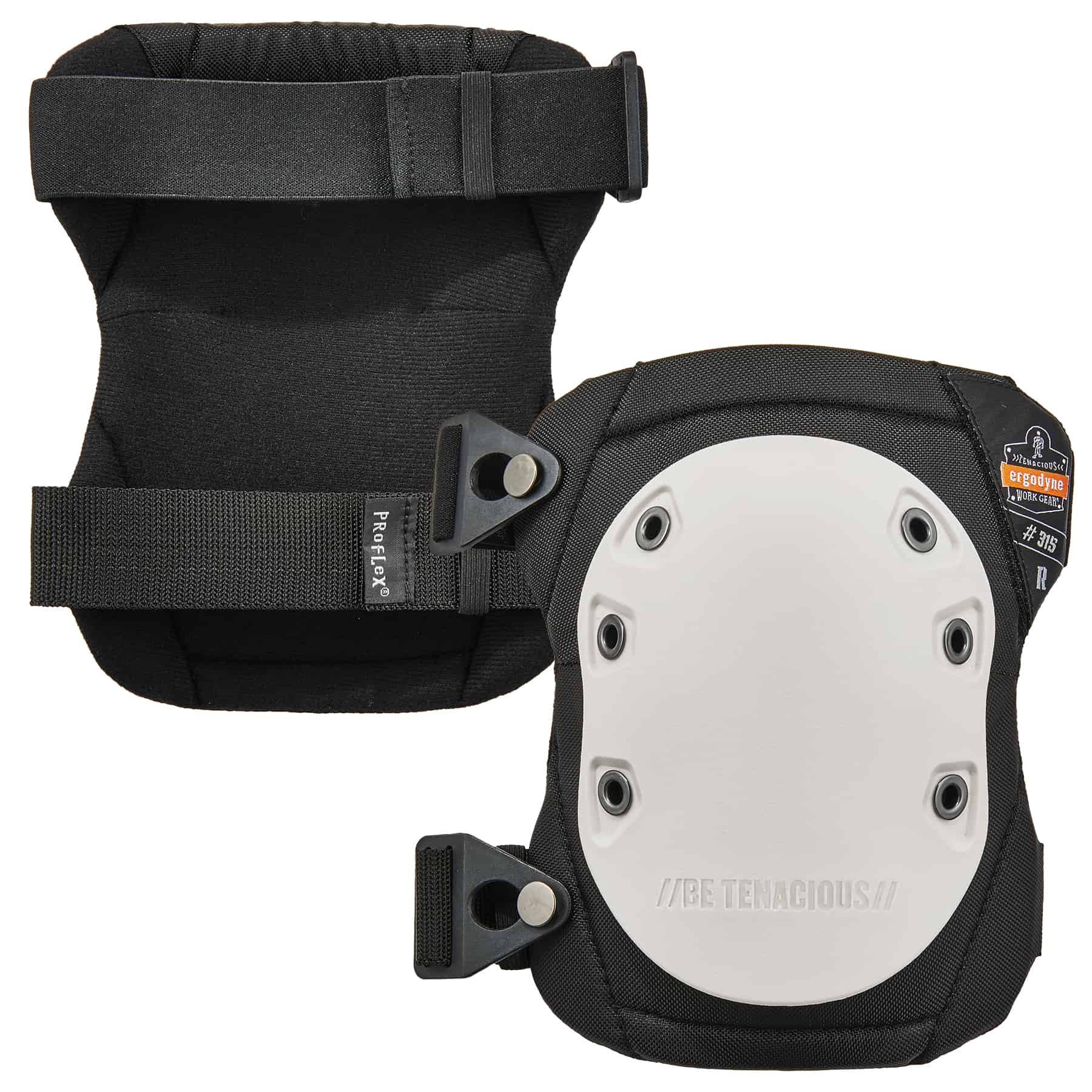 Ergodyne ProFlex 315 Abrasion-Resistant Knee Pads - Long Hard Cap