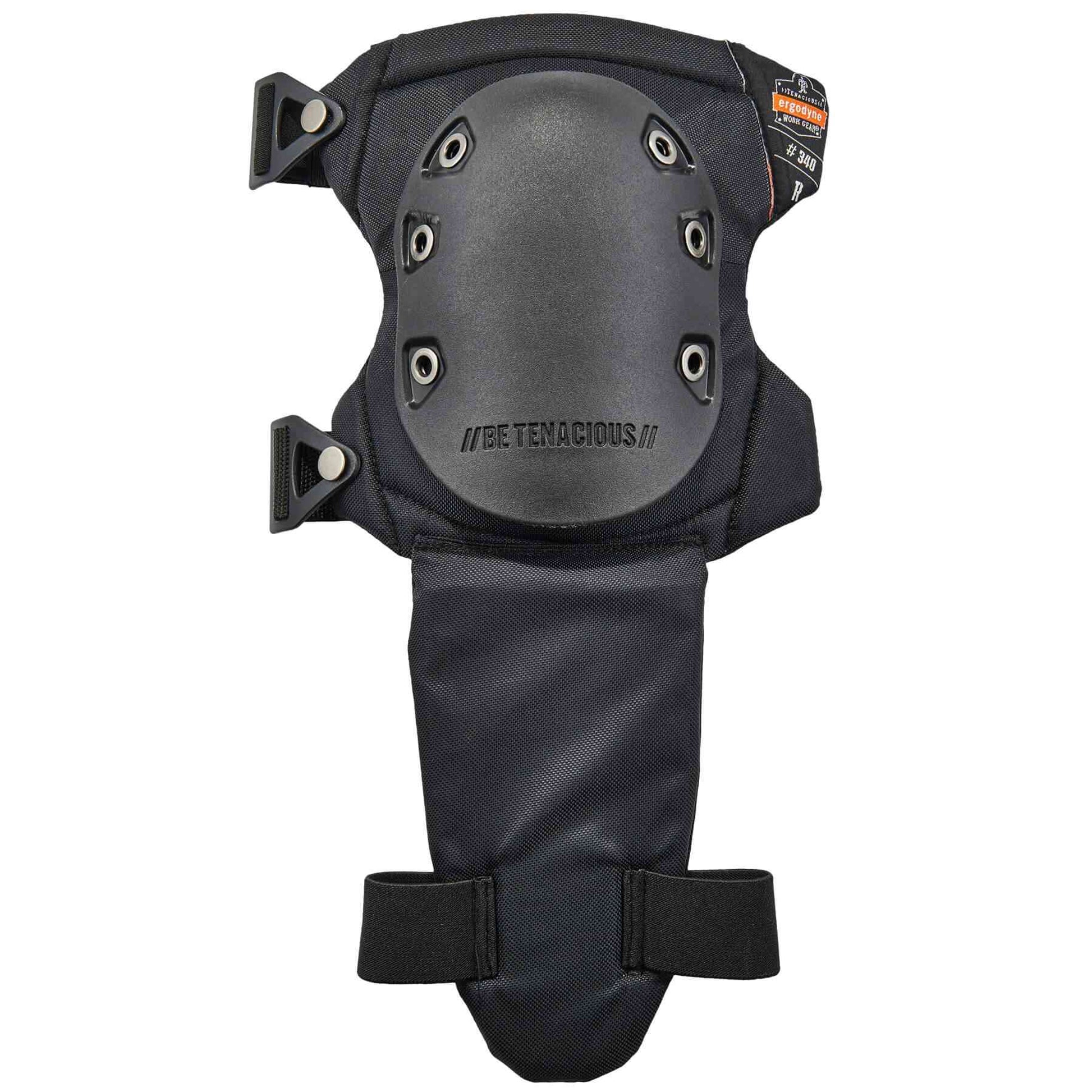 Ergodyne ProFlex 340 Slip Resistant Knee Pads + Shin Guard - Rubber Cap