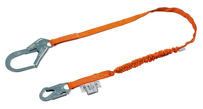 Miller Titan II 6 ft. Tubular Shock-Absorbing Lanyard w/Locking Rebar Hook T5112-Z7/6FTAF