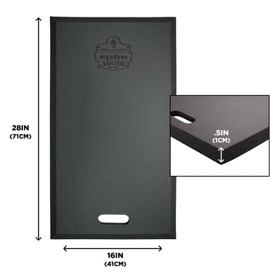 Ergodyne ProFlex 386 Lightweight Large Foam Kneeling Pad - 0.5in