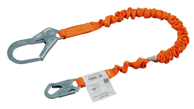 Miller Titan II 6 ft. Stretch Tubular Built-In Shock-Absorbing Lanyard w/Locking Rebar Hooks T5112SS-Z7/6FTAF