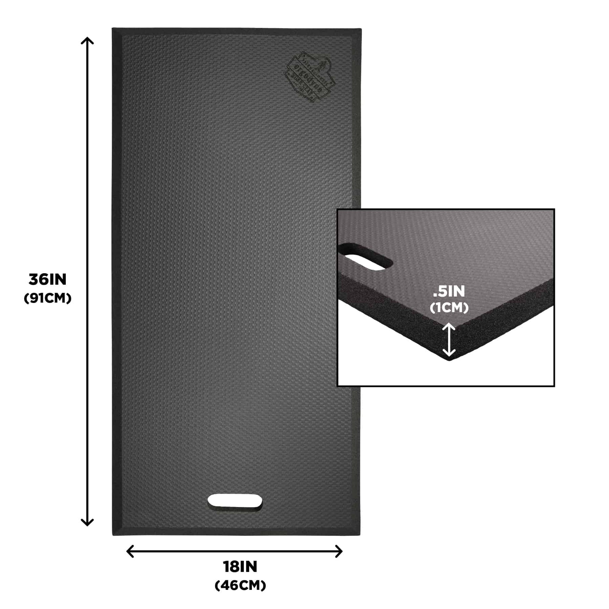 Ergodyne ProFlex 391 Lightweight XL Foam Kneeling Pad - 0.5in