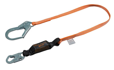 Miller Titan II 6ft. Pack-Type Shock-Absorbing Lanyard w/Locking Rebar Hook T6112-Z7/6FTAF