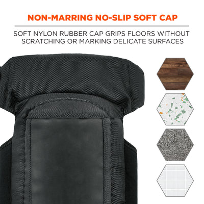 Ergodyne ProFlex 450 Comfort Hinge Gel Knee Pads - Long Soft Cap