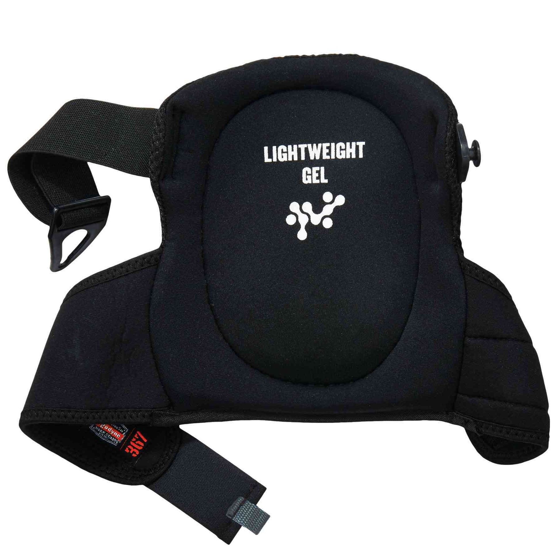 Ergodyne ProFlex 367 Lightweight Gel Knee Pads - Rounded Hard Cap