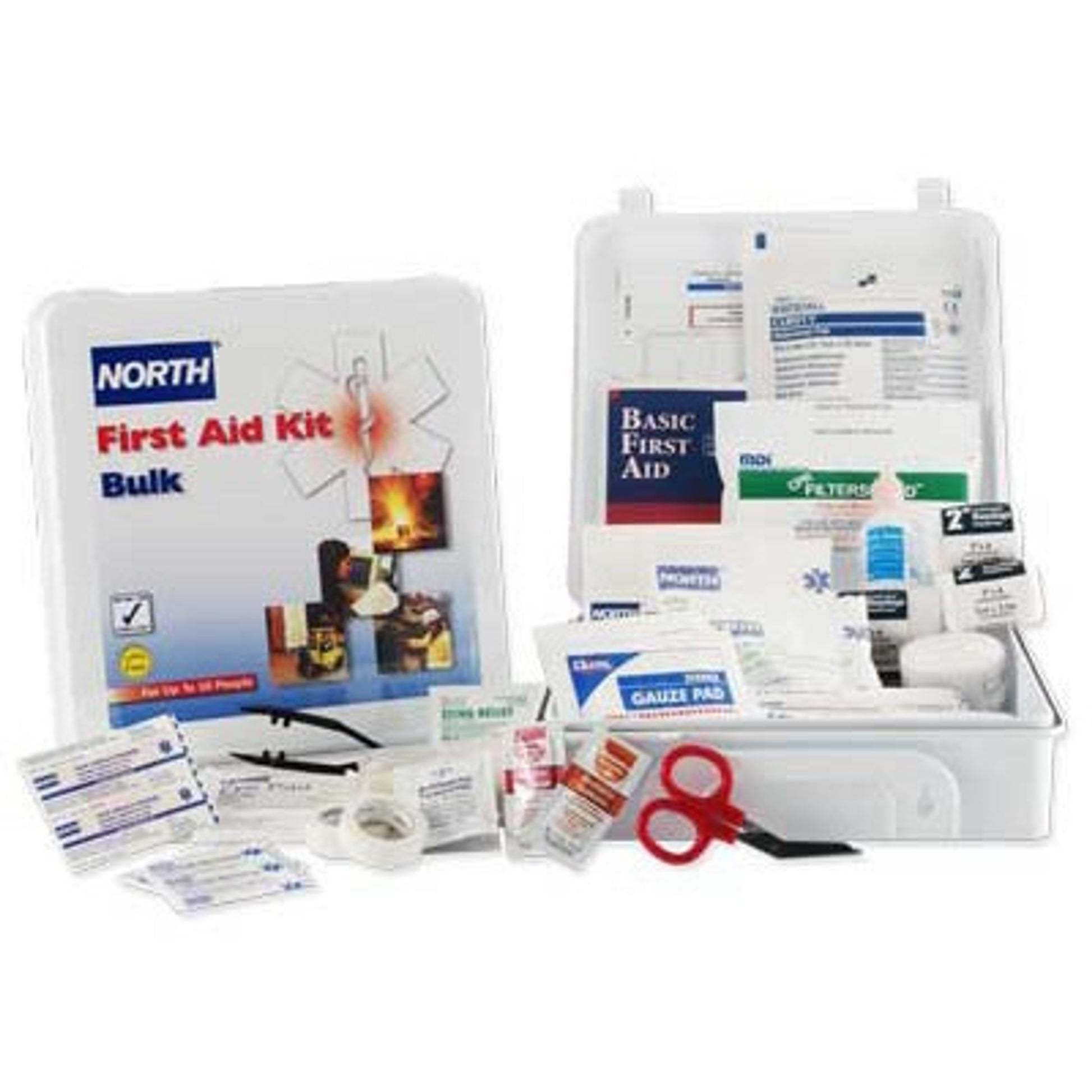 North by Honeywell 50 Person First Aid Kit - FAK50STL-CLSA