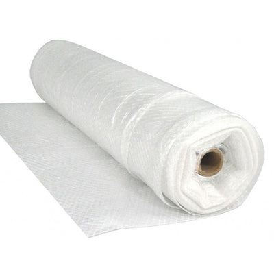 6 Mil 40'x100' Fire Rated String Reinforced Plastic Poly Sheeting & Construction Film