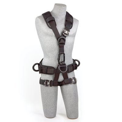 3M DBI-SALA ExoFit NEX Comfort Rope Access Climbing/Positioning/Rescue/Suspension Safety Harness - Black - Small - 1113370