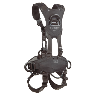 3M DBI-SALA ExoFit NEX Comfort Rope Access Climbing/Positioning/Rescue/Suspension Safety Harness - Black - Small - 1113370