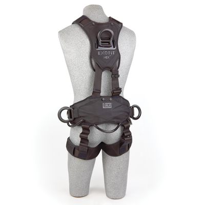 3M DBI-SALA ExoFit NEX Comfort Rope Access Climbing/Positioning/Rescue/Suspension Safety Harness - Black - Small - 1113370