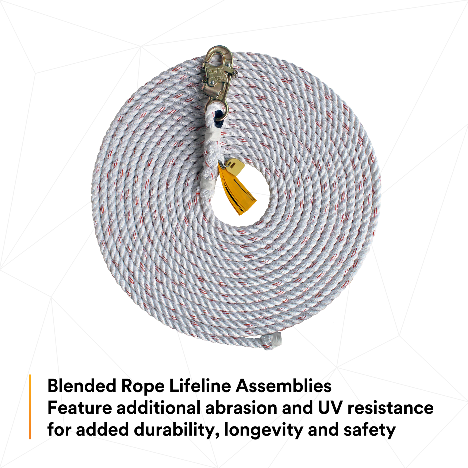 3M DBI-SALA Rope Lifeline with Snap Hook - 1202742