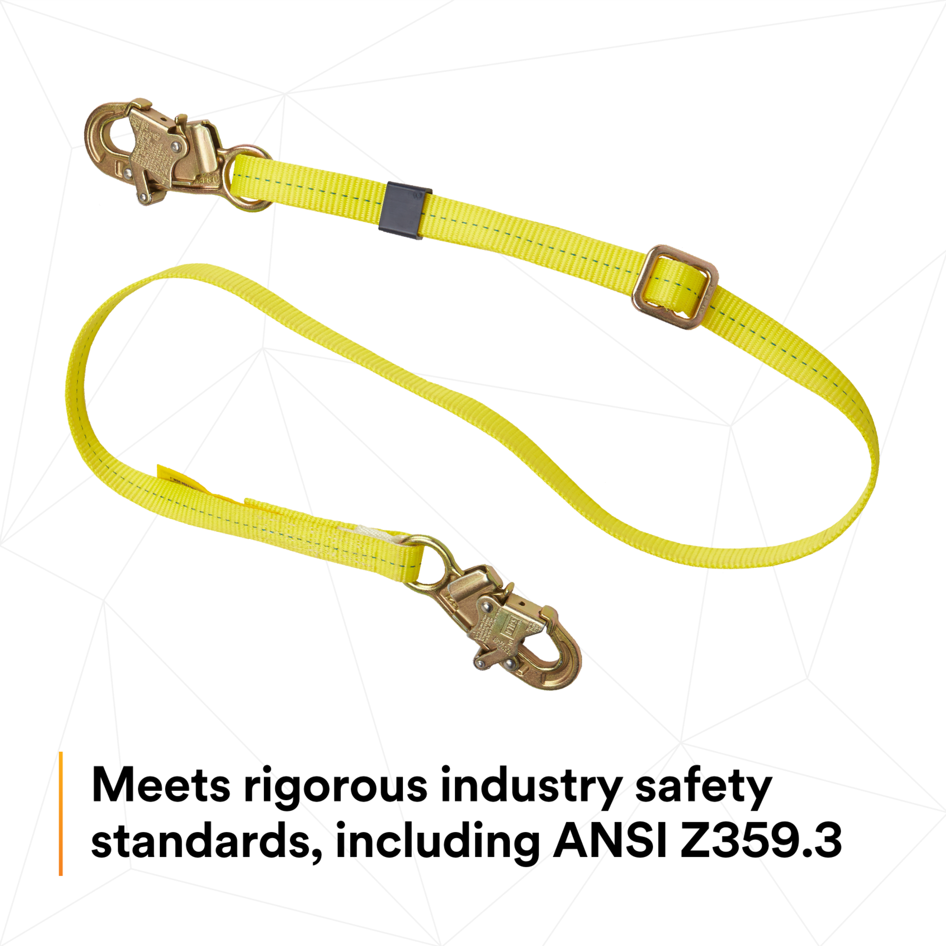 3M DBI-SALA Adjustable Web Positioning Lanyard - 6 ft - 1231016