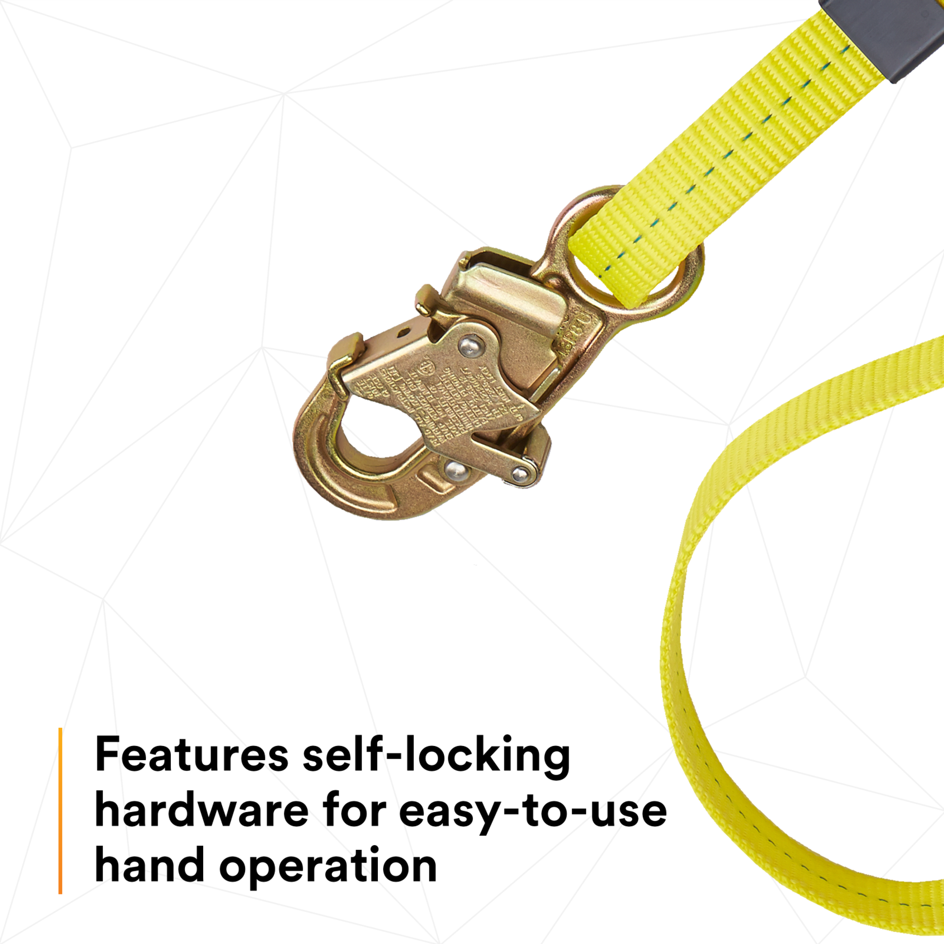 3M DBI-SALA Adjustable Web Positioning Lanyard - 6 ft - 1231016