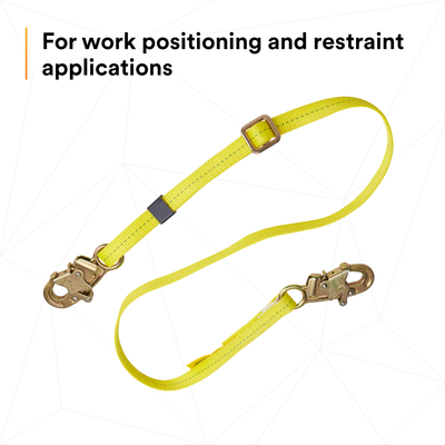 3M DBI-SALA Adjustable Web Positioning Lanyard - 6 ft - 1231016
