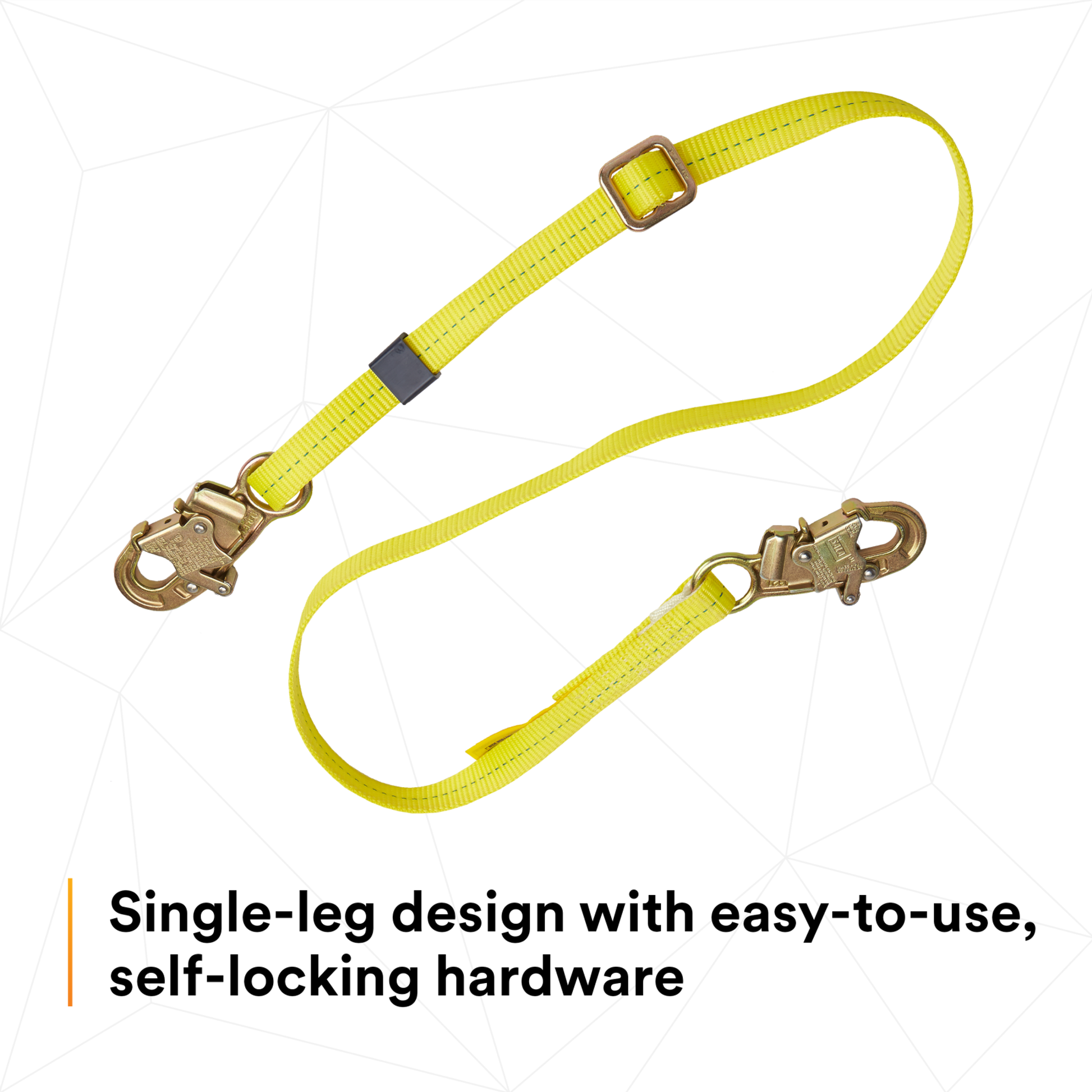 3M DBI-SALA Adjustable Web Positioning Lanyard - 6 ft - 1231016