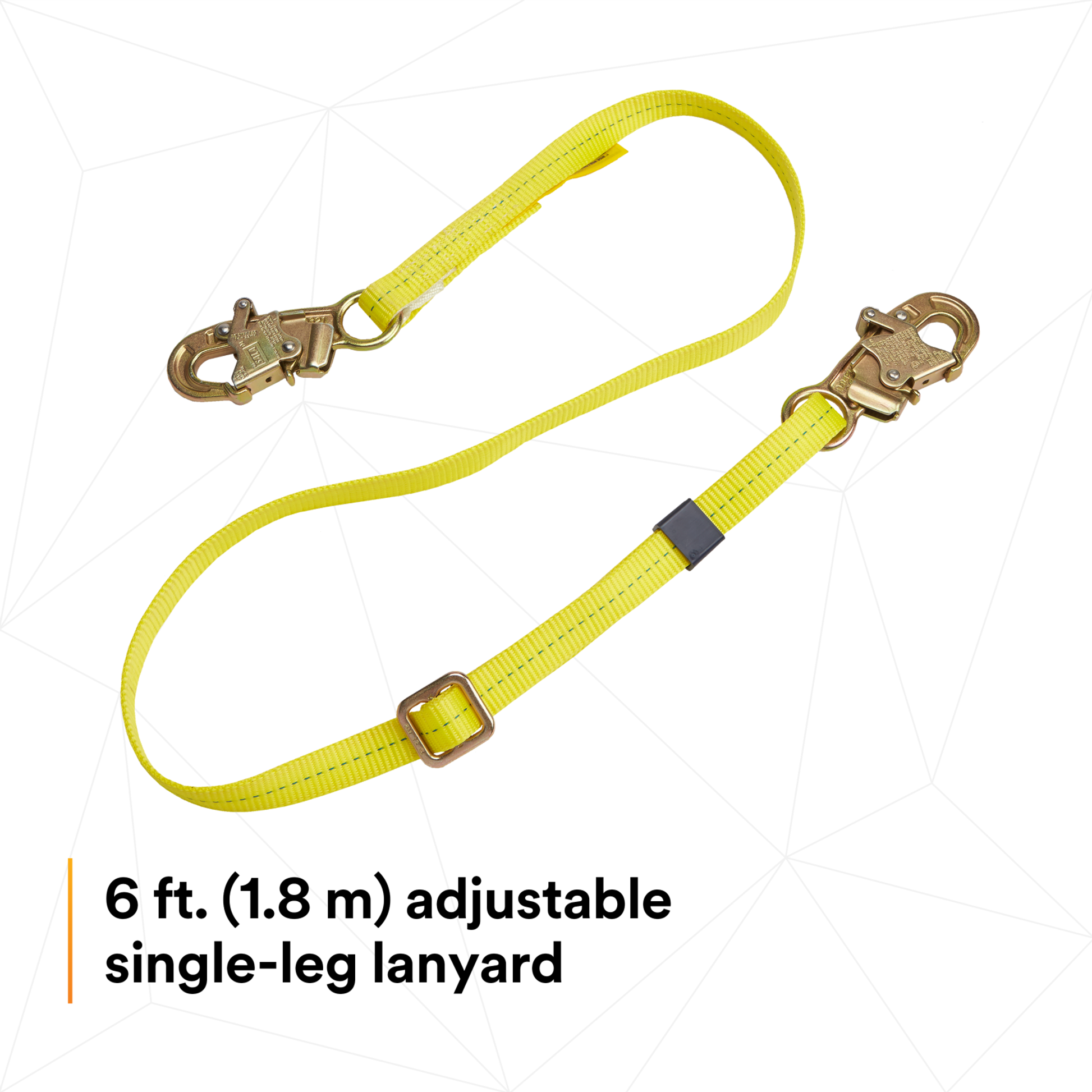 3M DBI-SALA Adjustable Web Positioning Lanyard - 6 ft - 1231016