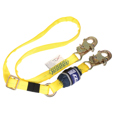 3M DBI-SALA EZ-Stop Adjustable Web Shock-Absorbing Lanyard - 6 ft - 1246234