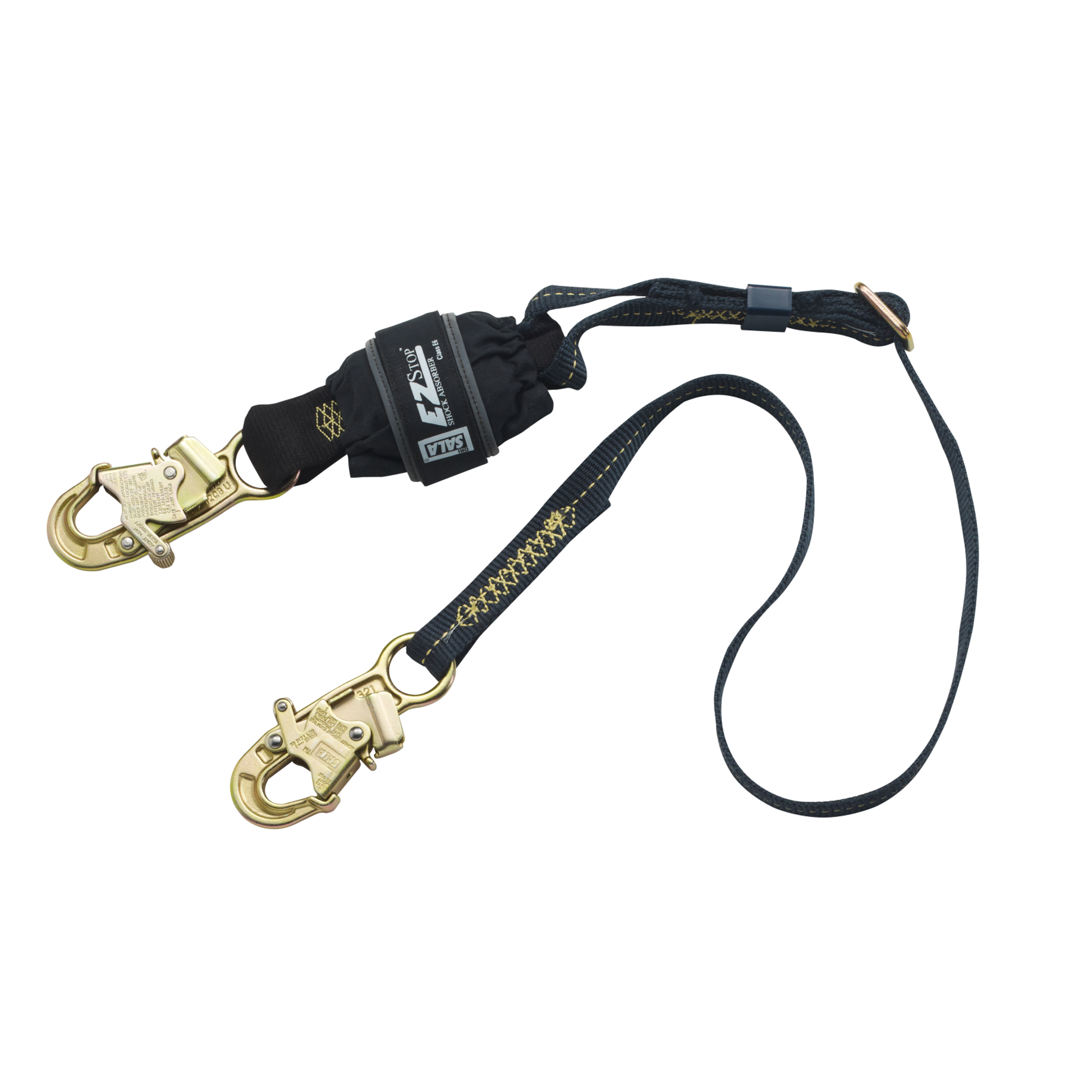3M DBI-SALA EZ-Stop F2 Arc Flash Adjustable Web Shock-Absorbing Lanyard - Kevlar Fiber - 6 ft - 1246317