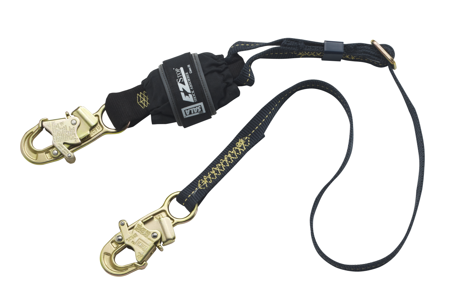 3M DBI-SALA EZ-Stop F2 Arc Flash Adjustable Web Shock-Absorbing Lanyard - Kevlar Fiber - 6 ft - 1246317