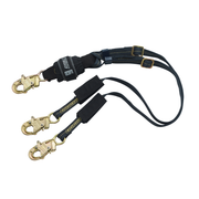 3M DBI-SALA EZ-Stop F2 Arc Flash 100% Tie-Off Adjustable Web Shock-Absorbing Lanyard - Kevlar Fiber - 6 ft - 1246320