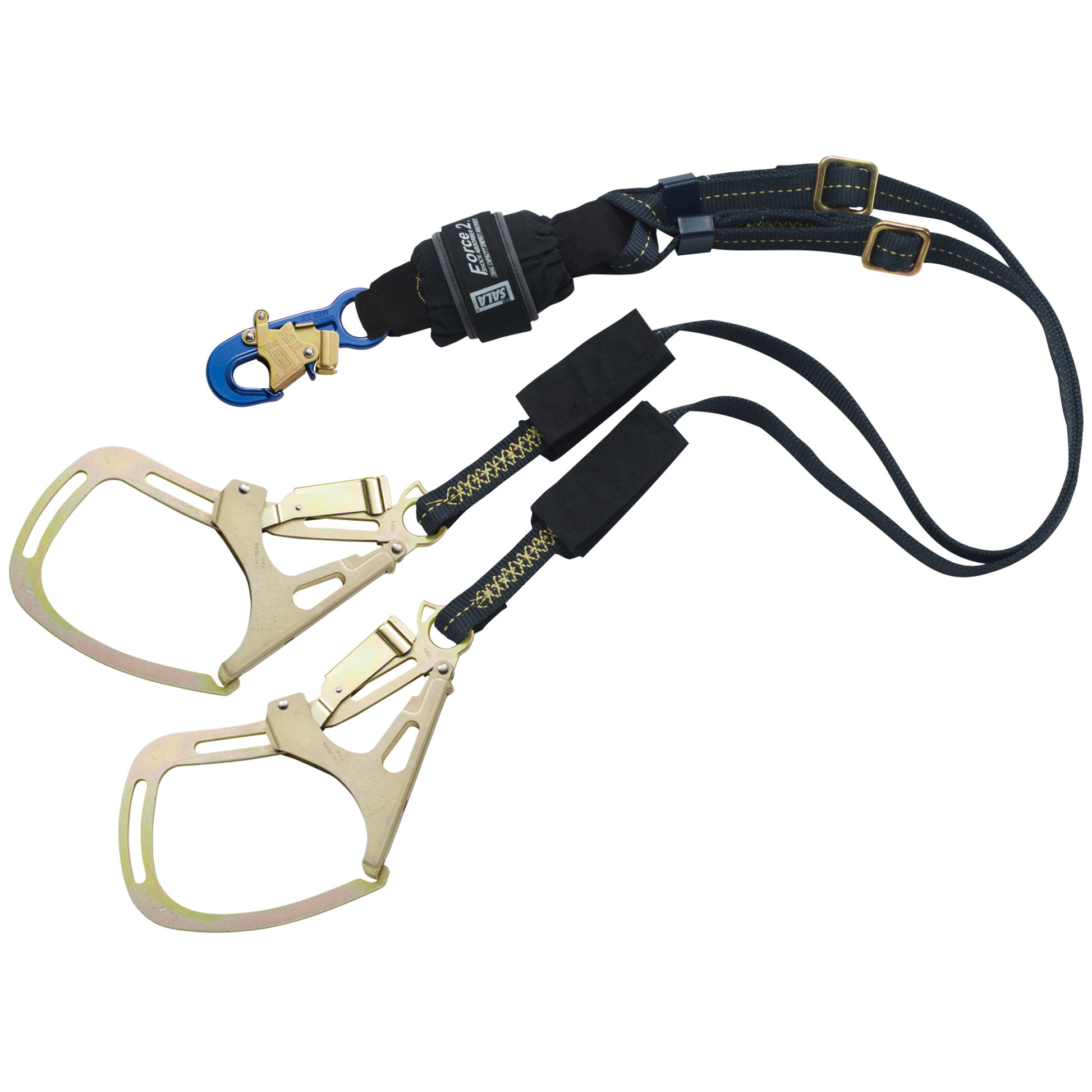 3M DBI-SALA EZ-Stop F2 Arc Flash 100% Tie-Off Adjustable Web Shock-Absorbing Lanyard - Kevlar Fiber - 6 ft - 1246352