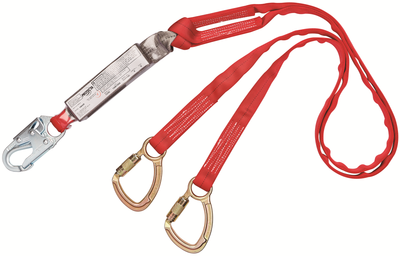 3M Protecta Tie-Back 100% Tie-Off Web Shock-Absorbing Lanyard - 6 ft - 1340060