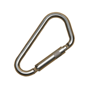 3M DBI-SALA Self-Closing/Triple Locking Carabiner - Stainless Steel - 2 in Gate - 2000301