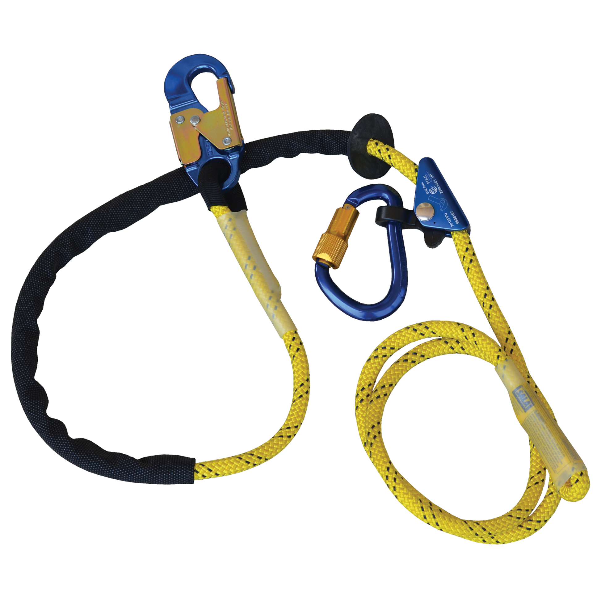 3M DBI-SALA Pole Climber's Adjustable Rope Positioning Lanyard - 8 ft - 1234071