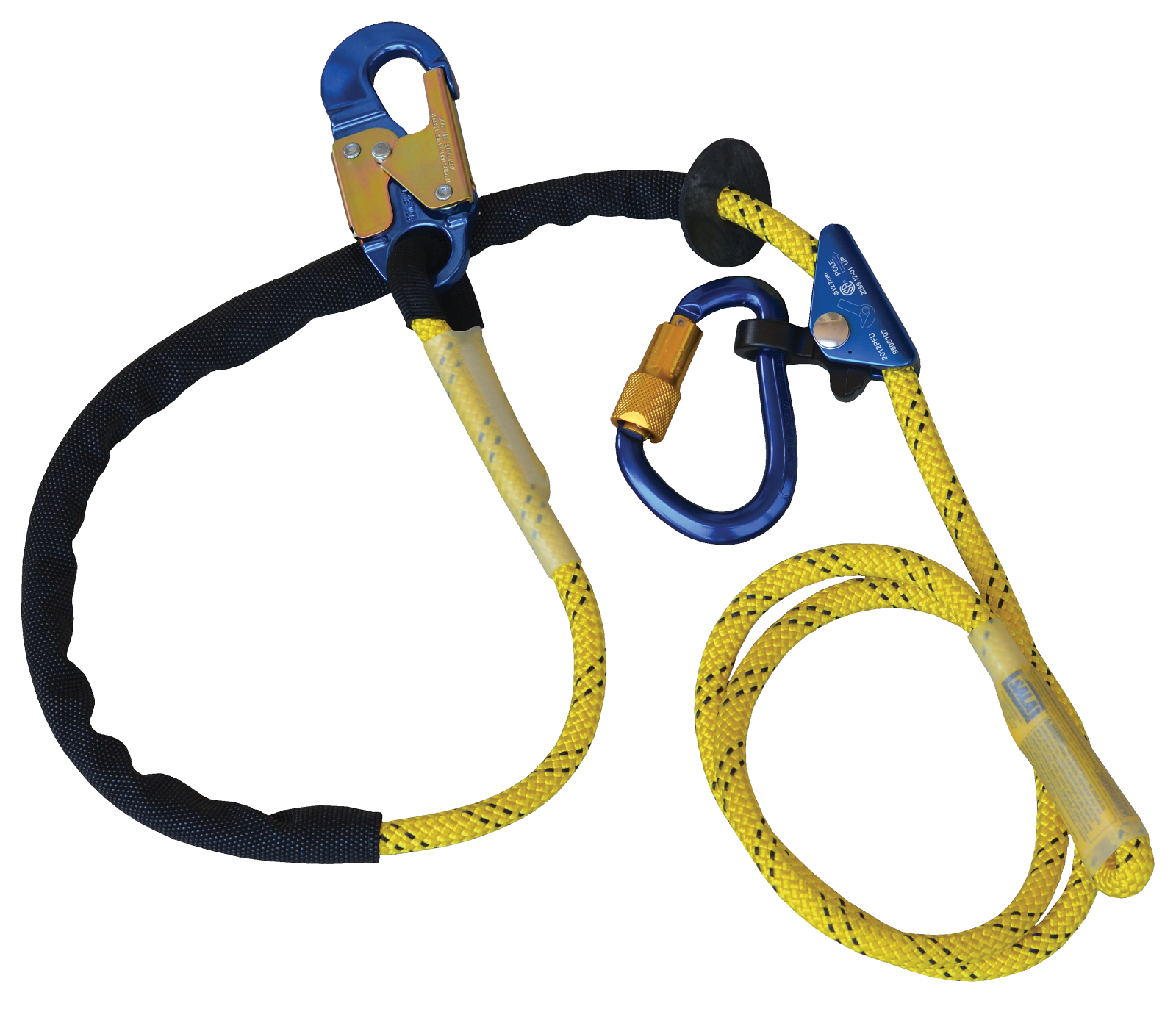 3M DBI-SALA Pole Climber's Adjustable Rope Positioning Lanyard - 8 ft - 1234071