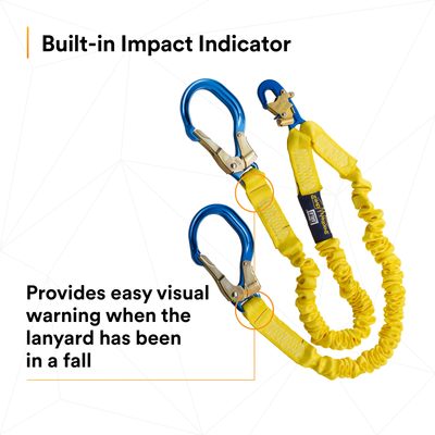 3M DBI-SALA ShockWave2 100% Tie-Off Shock Absorbing Lanyard - 1244409