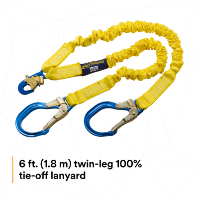 3M DBI-SALA ShockWave2 100% Tie-Off Shock Absorbing Lanyard - 1244409