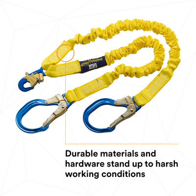 3M DBI-SALA ShockWave2 100% Tie-Off Shock Absorbing Lanyard - 1244409