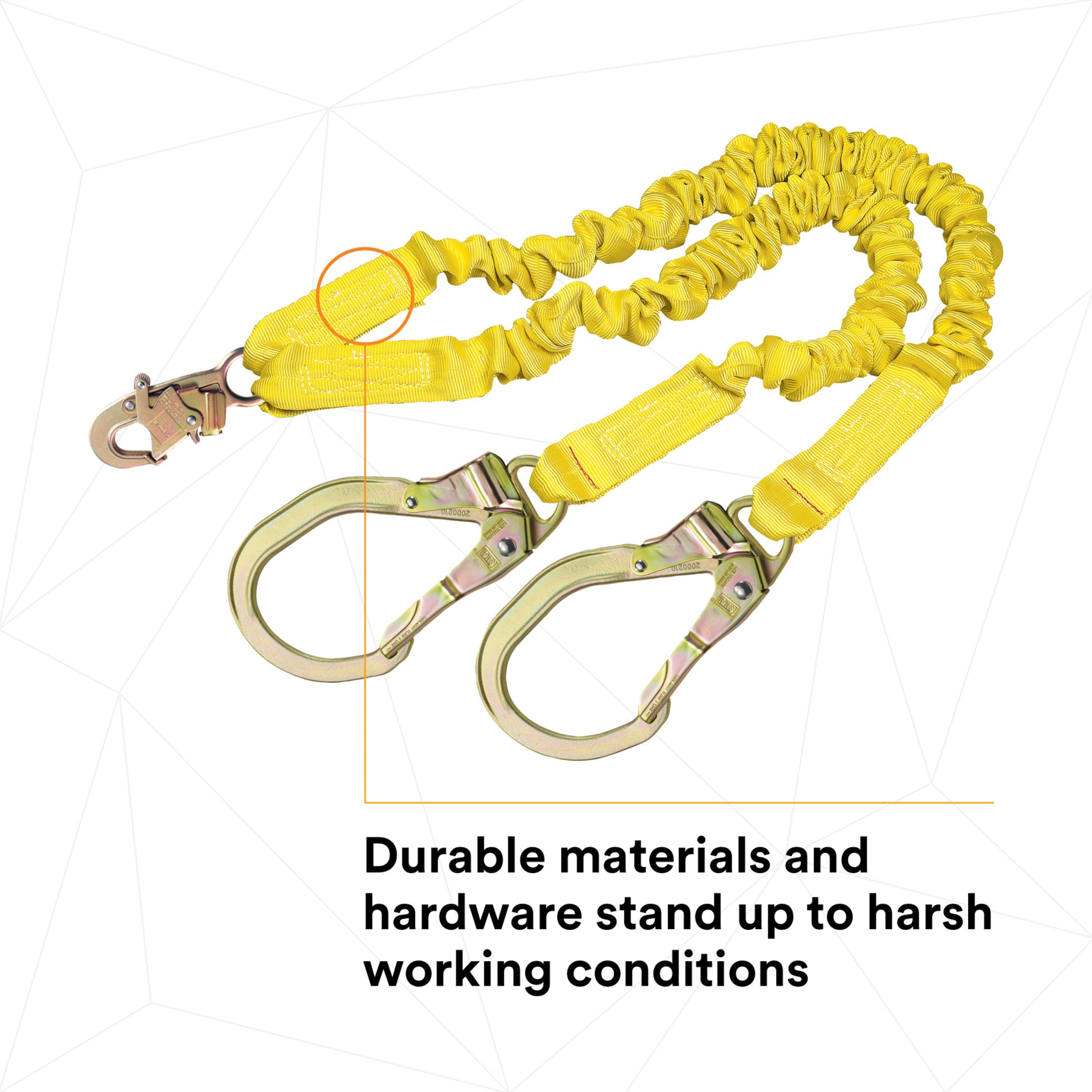 3M DBI-SALA ShockWave2 100% Tie-Off Shock Absorbing Lanyard - 1244412