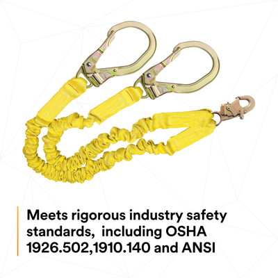 3M DBI-SALA ShockWave2 100% Tie-Off Shock Absorbing Lanyard - 1244412